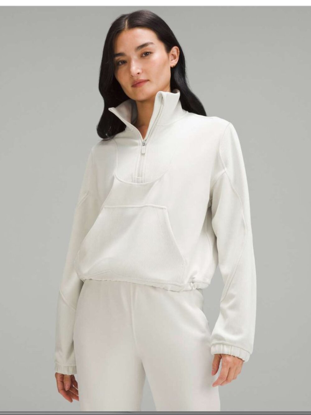 Lululemon Brushed Softstreme Ribbed Half Zip